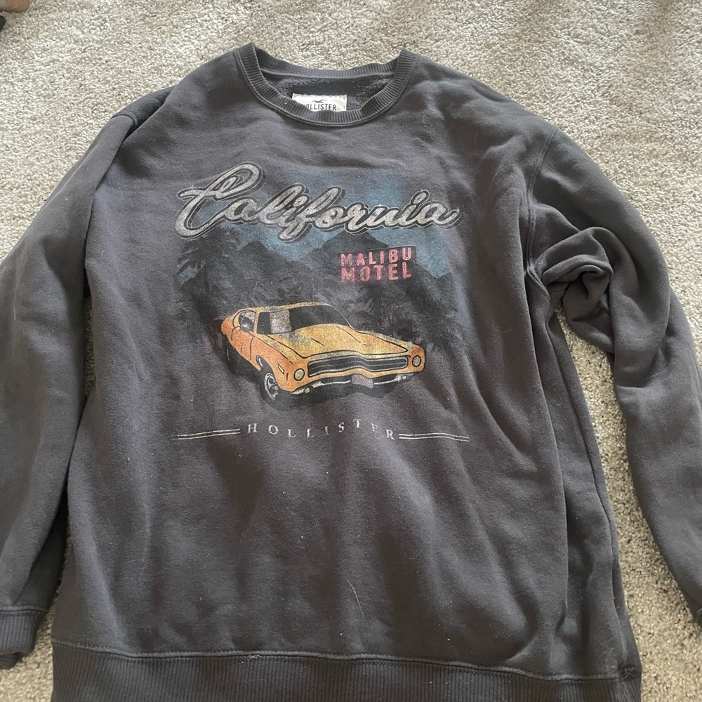 Hollister Gray California Graphic Sweatshirt